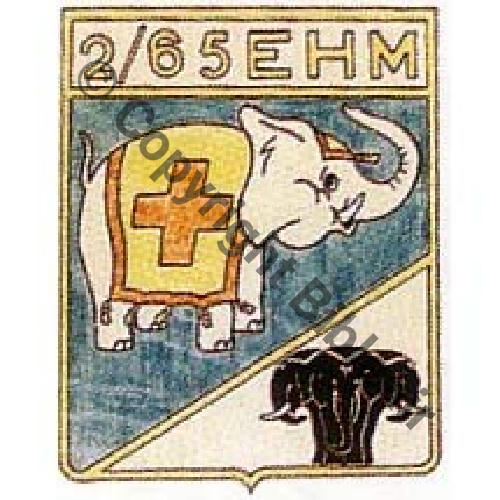 INDO A0651 1955 EHM.2.65 ESCADRON HELICOPTERES MOYENS Non Realise 